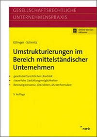Abbildung von: Umstrukturierungen im Bereich mittelständischer Unternehmen - NWB