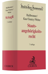Enlarge image Cover: Staatsangehörigkeitsrecht: StAngR - C.H.BECK