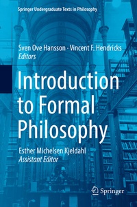 Enlarge image Cover: Introduction to Formal Philosophy - Springer