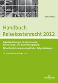 Cover: Handbuch Reisekostenrecht 2012 - Datakontext