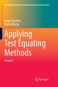 Enlarge image Cover: Applying Test Equating Methods - Springer