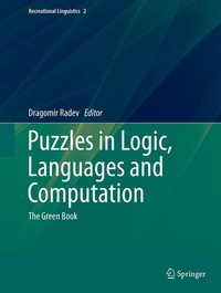 Enlarge image Cover: Puzzles in Logic, Languages and Computation - Springer