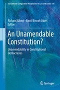 Cover: An Unamendable Constitution? - Springer