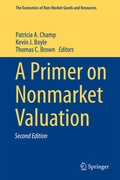 Cover: A Primer on Nonmarket Valuation - Springer