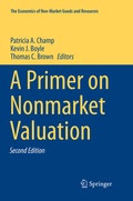 Cover: A Primer on Nonmarket Valuation - Springer