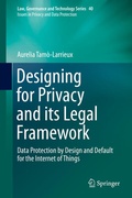 Cover: Designing for Privacy and its Legal Framework - Springer