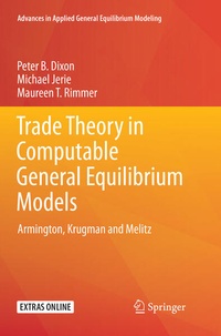 Enlarge image Cover: Trade Theory in Computable General Equilibrium Models - Springer
