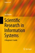 Cover: Scientific Research in Information Systems - Springer