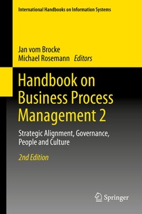 Enlarge image Cover: Handbook on Business Process Management 2 - Springer