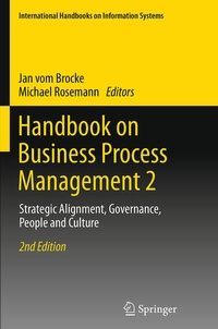 Enlarge image Cover: Handbook on Business Process Management 2 - Springer