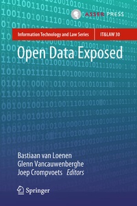 Enlarge image Cover: Open Data Exposed - T.M.C. Asser Press