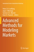 Cover: Advanced Methods for Modeling Markets - Springer