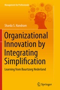 Cover: Organizational Innovation by Integrating Simplification - Springer