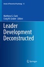 Cover: Leader Development Deconstructed - Springer