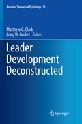 Cover: Leader Development Deconstructed - Springer