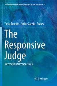 Enlarge image Cover: The Responsive Judge - Springer
