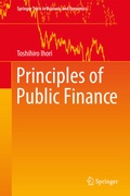 Cover: Principles of Public Finance - Springer