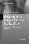 Cover: University Social Responsibility and Quality of Life - Springer