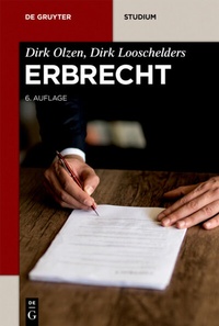 Abbildung von: Erbrecht - De Gruyter