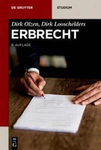 Abbildung von: Erbrecht - De Gruyter