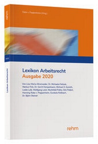 Bild vergrößern Bild: Lexikon Arbeitsrecht 2020 - Rehm