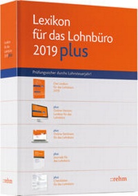 Abbildung von: Lexikon für das Lohnbüro 2019 plus - Rehm