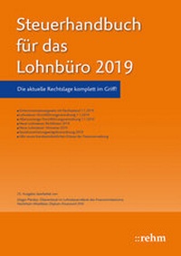 Abbildung von: Steuerhandbuch für das Lohnbüro 2019 - Rehm