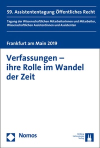 Abbildung von: Verfassungen - ihre Rolle im Wandel der Zeit - Nomos