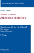 Cover: Arbeitszeit im Betrieb - Vahlen