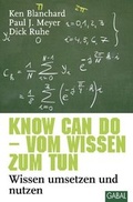Cover: Know can do - vom Wissen zum Tun - GABAL-Verlag