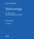 Cover: Tarifvertr&auml;ge f&uuml;r die private Versicherungswirtschaft - VVW Verlag Versicherungswirtschaft