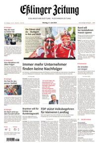 Abbildung von: Eßlinger Zeitung - Bechtle Graphische Betriebe und Verlagsgesellschaft GmbH & Co. KG