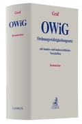 Cover: Ordnungswidrigkeitengesetz: OWiG - C.H.BECK