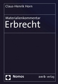 Cover: Materialienkommentar Erbrecht - Zerb
