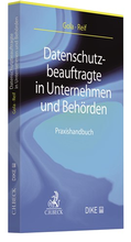 Cover: Datenschutzbeauftragte in Unternehmen und Beh&ouml;rden - C.H.BECK