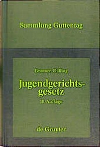 Enlarge image Cover: Jugendgerichtsgesetz - De Gruyter