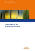 Cover: Vereinsrecht im Kleing&auml;rtnerverein - Rehm