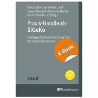 Enlarge image Cover: Praxis-Handbuch SiGeKo - Rudolf Müller Verlag
