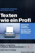 Cover: Texten wie ein Profi - FAZ Buch