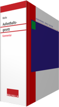 Cover: Aufenthaltsgesetz - Grundwerk mit Fortsetzungsbezug - Walhalla
