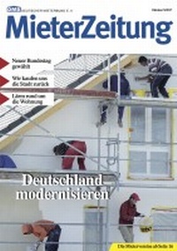 Abbildung von: MieterZeitung - DMB-Verlag, Verlags- und Verwaltungsgesellschaft des Deutschen Mieterbundes mbH