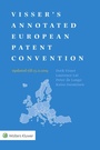 Bild: Visser's Annotated European Patent Convention 2020 Edition - Kluwer Law International