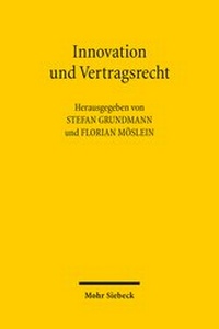 Abbildung von: Innovation und Vertragsrecht - Mohr Siebeck