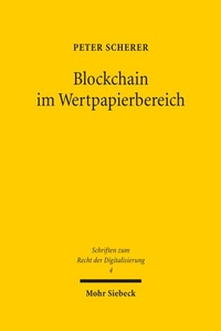 Abbildung von: Blockchain im Wertpapierbereich - Mohr Siebeck