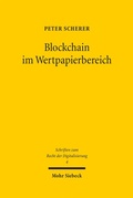 Cover: Blockchain im Wertpapierbereich - Mohr Siebeck