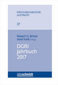 Abbildung von: DGRI Jahrbuch 2017 - Otto Schmidt Verlag