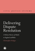 Cover: Delivering Dispute Resolution - C.H.BECK
