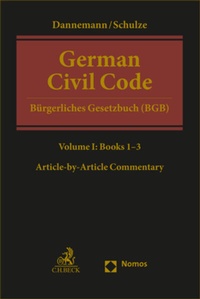 Enlarge image Cover: German Civil Code - Bürgerliches Gesetzbuch (BGB) - Nomos