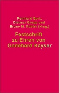 Enlarge image Cover: Festschrift für Godehard Kayser - RWS