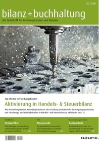 Abbildung von: bilanz + buchhaltung - Haufe-Lexware